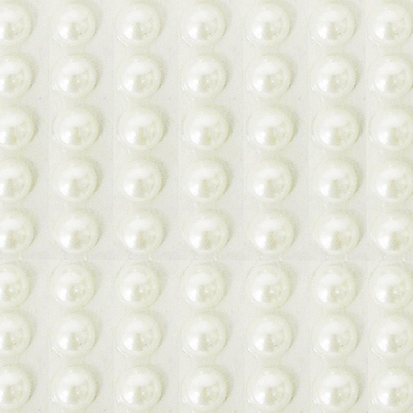 Wrapables 6mm Self Adhesive Pearl Stickers, 420pcs Image