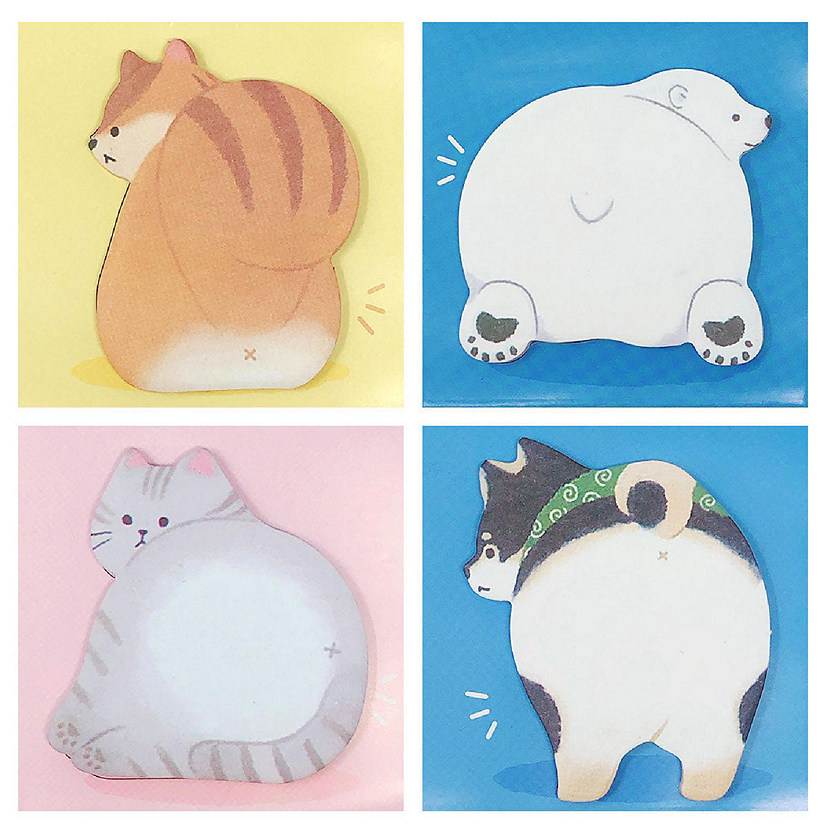 Wrapables Cute Animals Sticky Notes (set of 4) Image