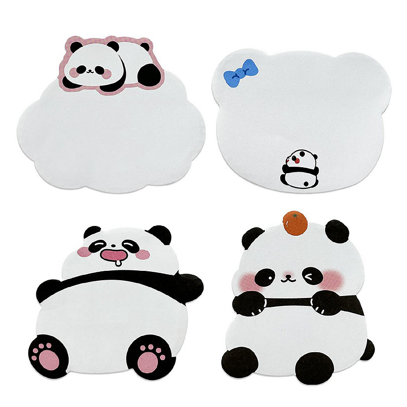 Wrapables Cute Panda Sticky Notes (Set Of 8) Image