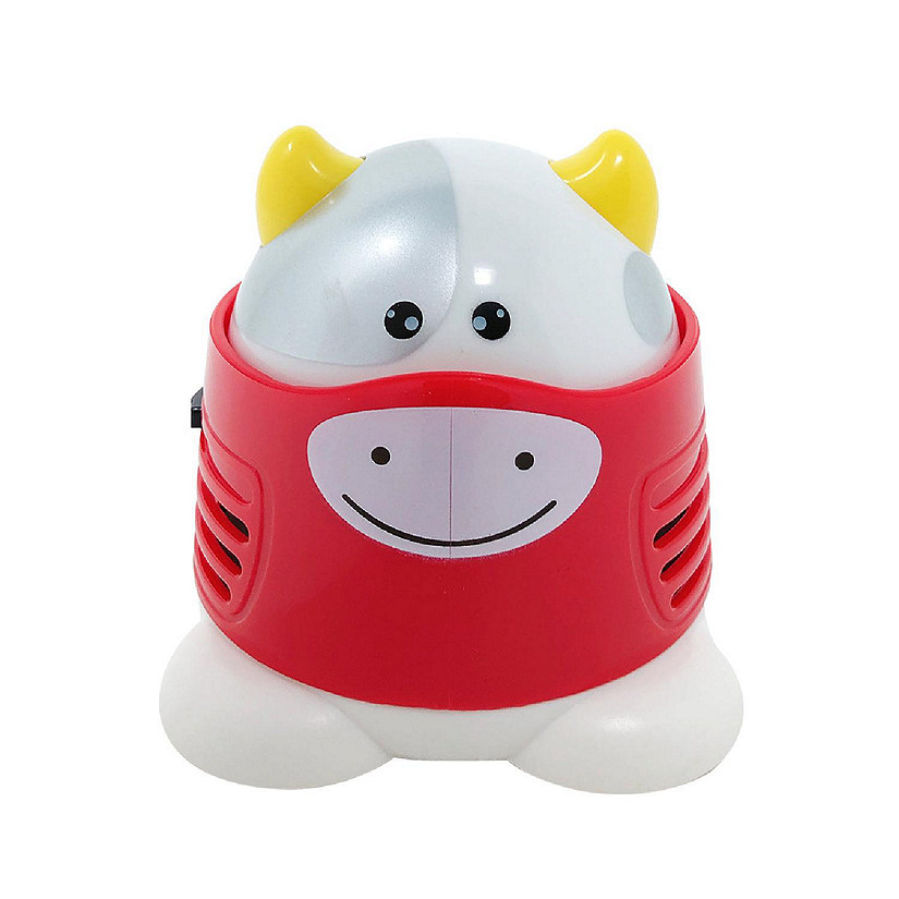 Wrapables Cute Portable Mini Vacuum Cleaner for Home and Office, Cow Image