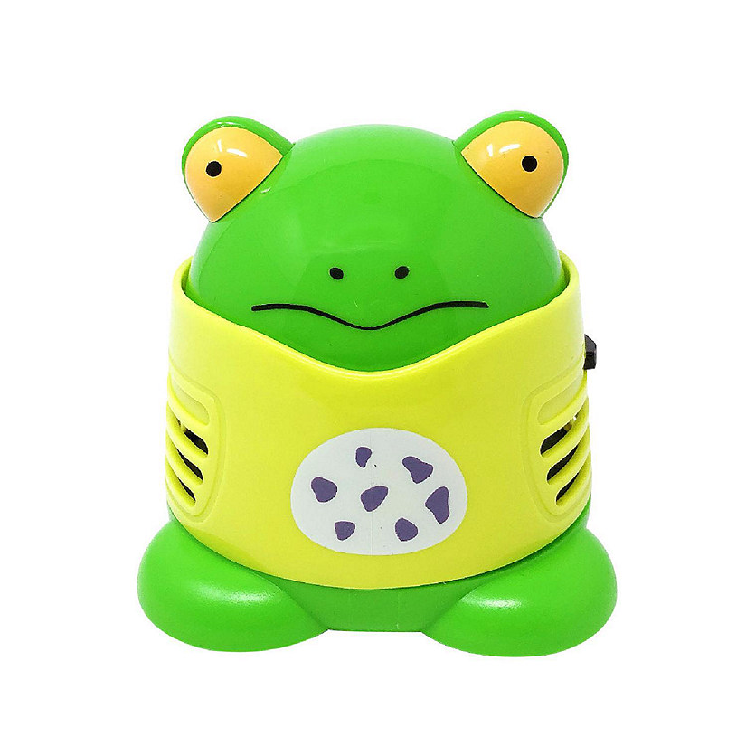 Wrapables Cute Portable Mini Vacuum Cleaner for Home and Office, Frog Image