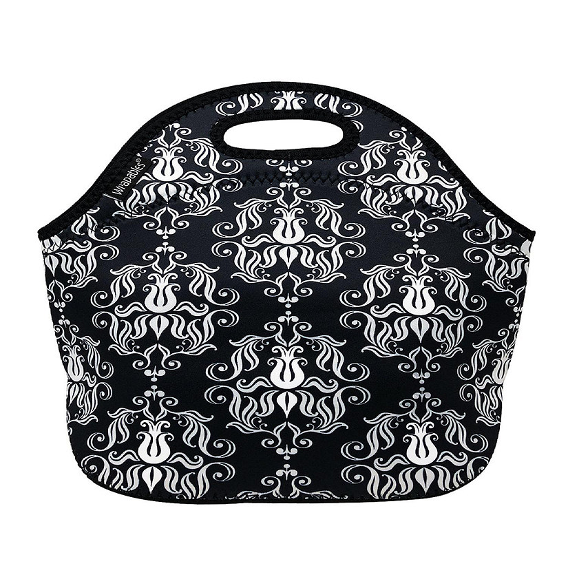 Wrapables Damask Insulated Neoprene Lunch Bag Image