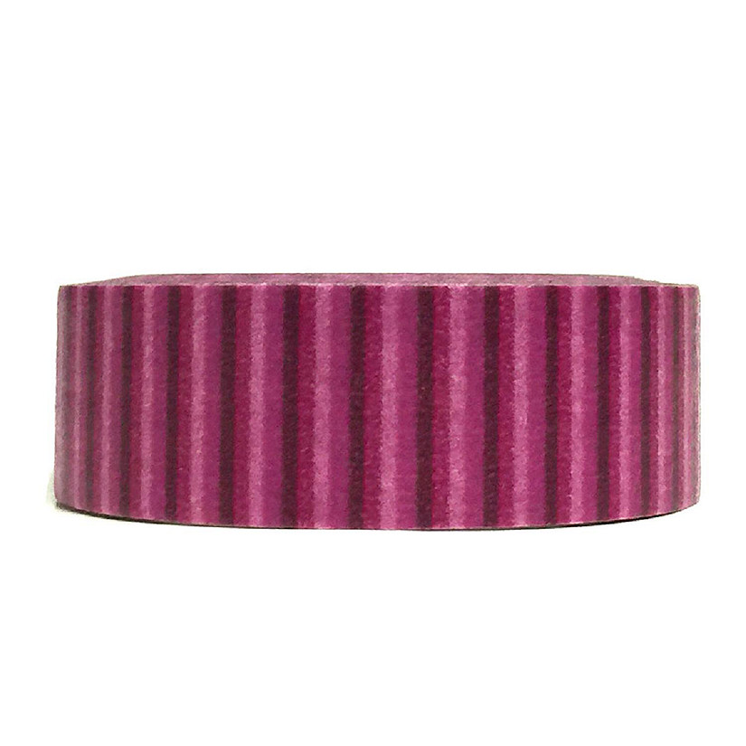 Wrapables Decorative Washi Masking Tape, Short Red Image