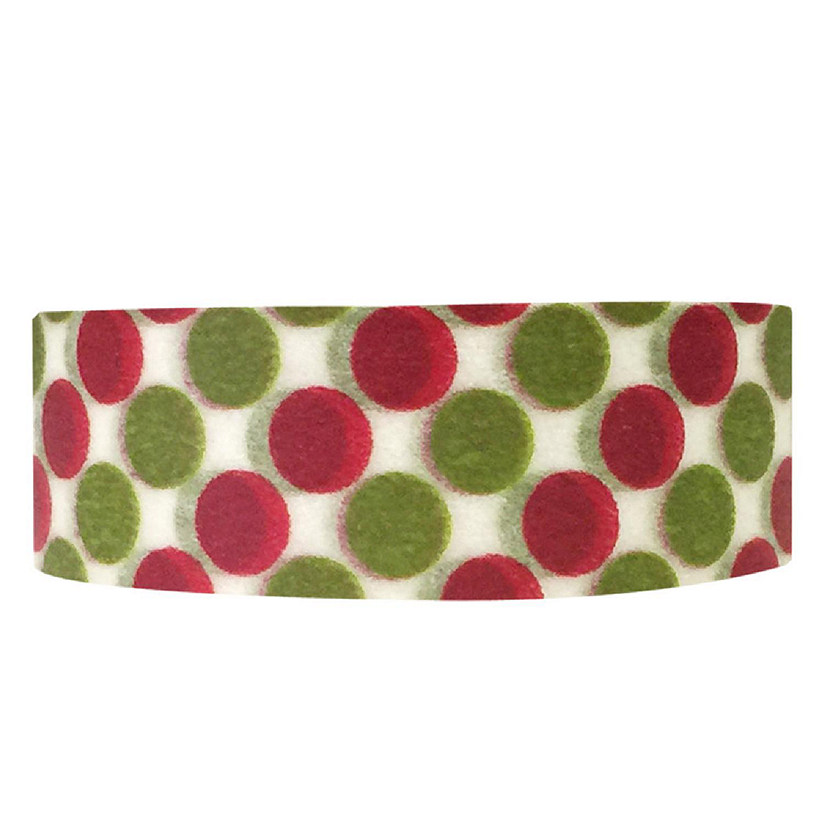 Wrapables Dotted Washi Masking Tape, Happy Holidays Image