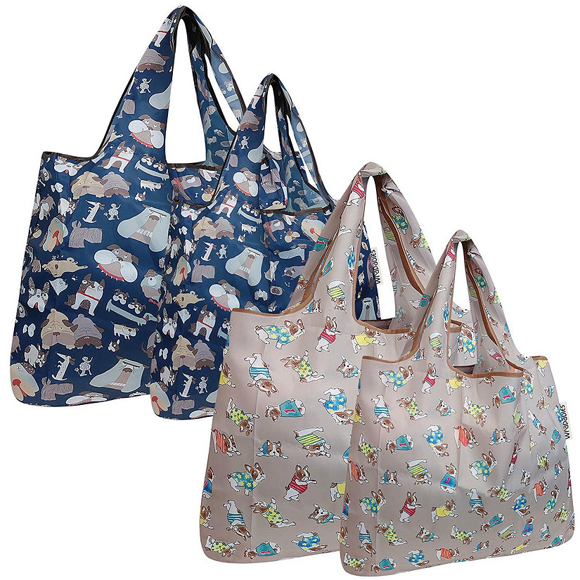  Reusable Shopping Bags Grocery Tote Bags Foldable