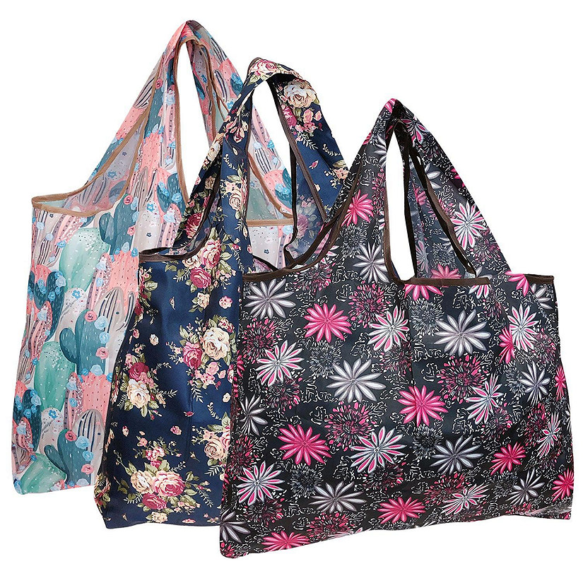 Foldable Large Capacity Shoulder Bag, Reusable Grocery Shopping