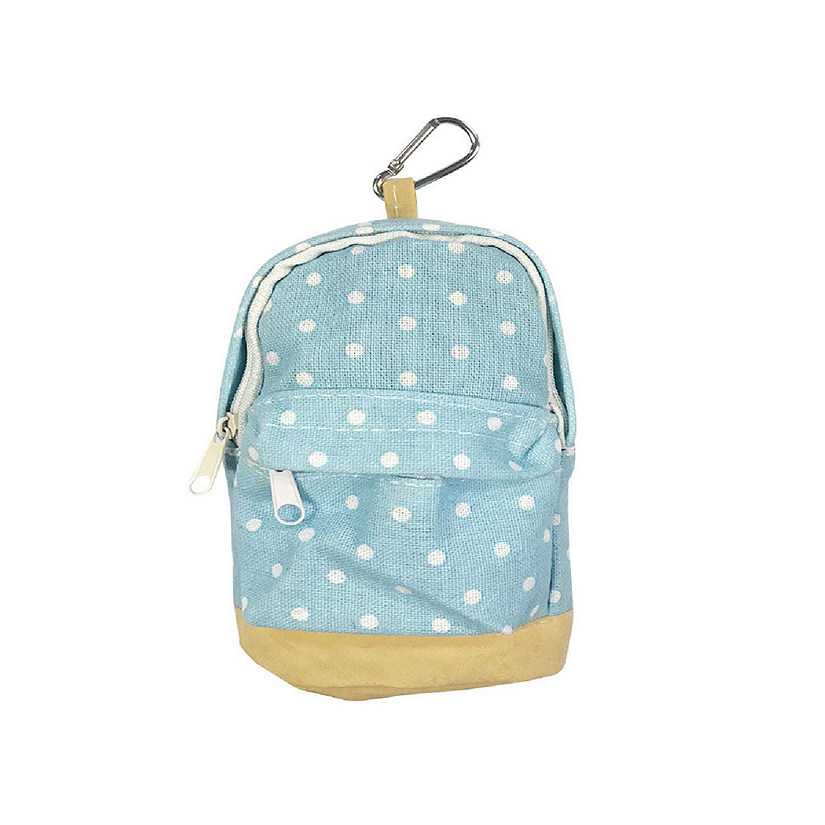 Wrapables Mini Backpack Pencil Case Pouch, Blue Image