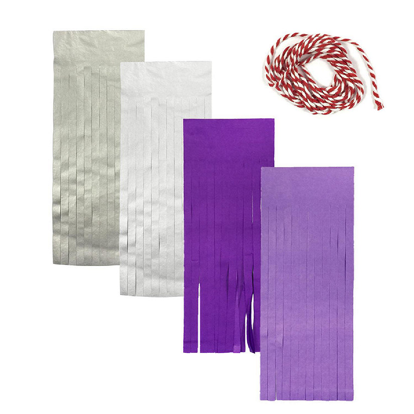 Wrapables Passion 14 Inch Tissue Tassels (Set of 12) with Baker&#226;&#8364;&#8482;s Twine Party Decorations Image