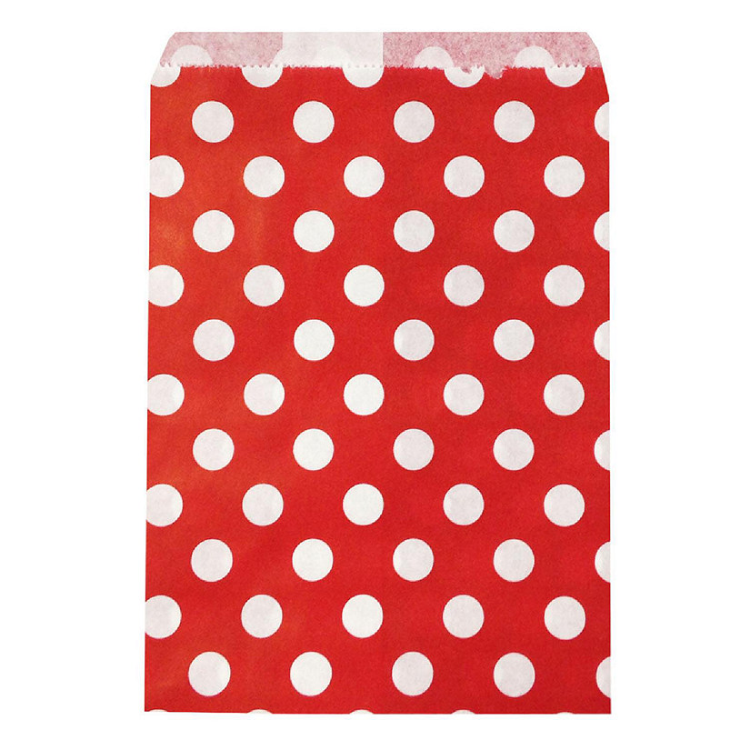 Wrapables Red Polka Dot Favor Bags (Set of 25) Image