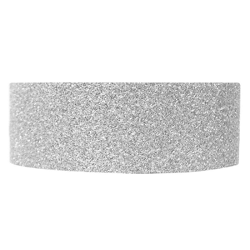 Wrapables Shimmer Washi Masking Tape, Silver Image