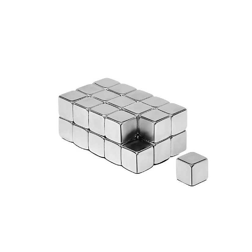 Wrapables Small Cube Neodymium Magnets, Strong Magnets, Set of 30 Image