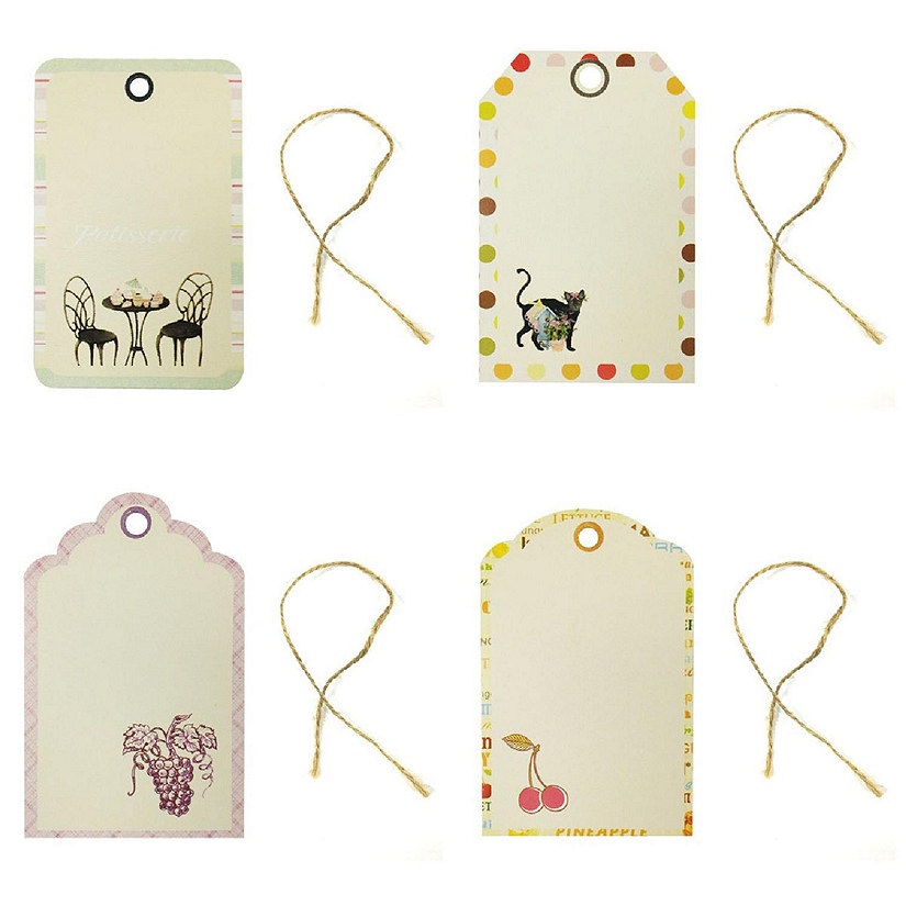 Wrapables Sweety Printing Tag, Set of 24 Image