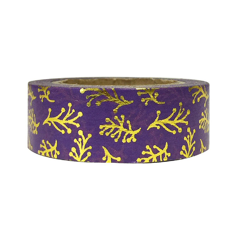 Wrapables Washi Tapes Decorative Masking Tapes, Sprig Leaves Image