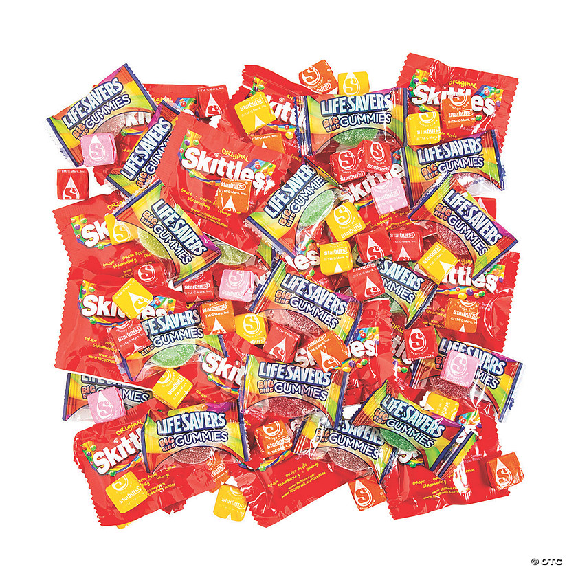 Wrigley&#8217;s<sup>&#174;</sup> Family Favorites Fun-Size Fruit Candy Packs - 80 Pc. Image