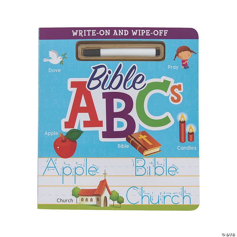 Write-On & Wipe-Off Bible ABCs Book Image