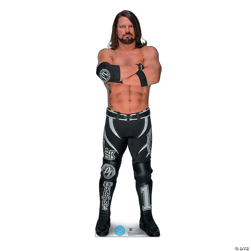 WWE AJ Styles Life-Size Cardboard Stand-Up Image
