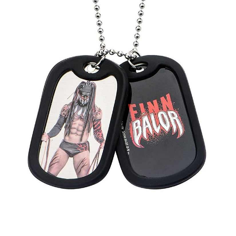 WWE Finn Balor Stainless Steel 24" Double Dog Tags Image