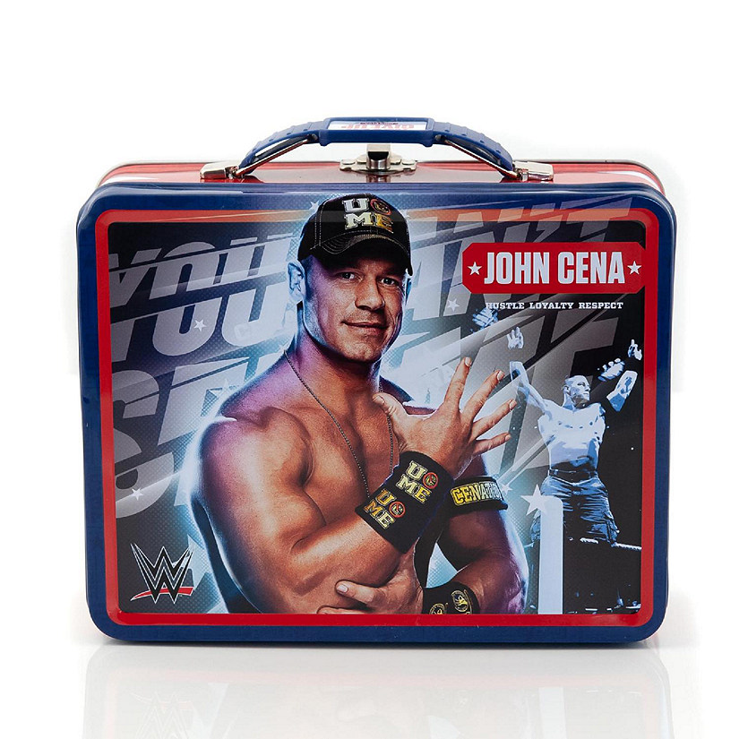 WWE Tin Lunch Box Featuring Superstar Wrestler John Cena Image