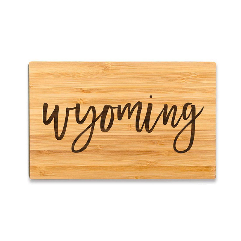 Wyoming Bamboo Board 9.5x6 Image