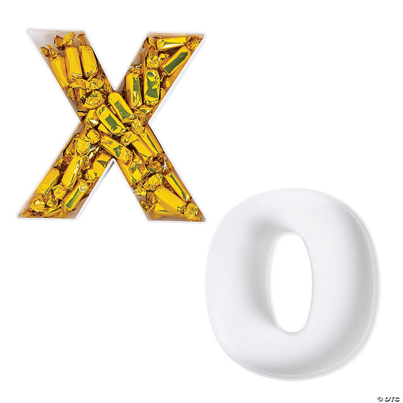 X & O Candy Buffet Containers - 4 Pc. Image