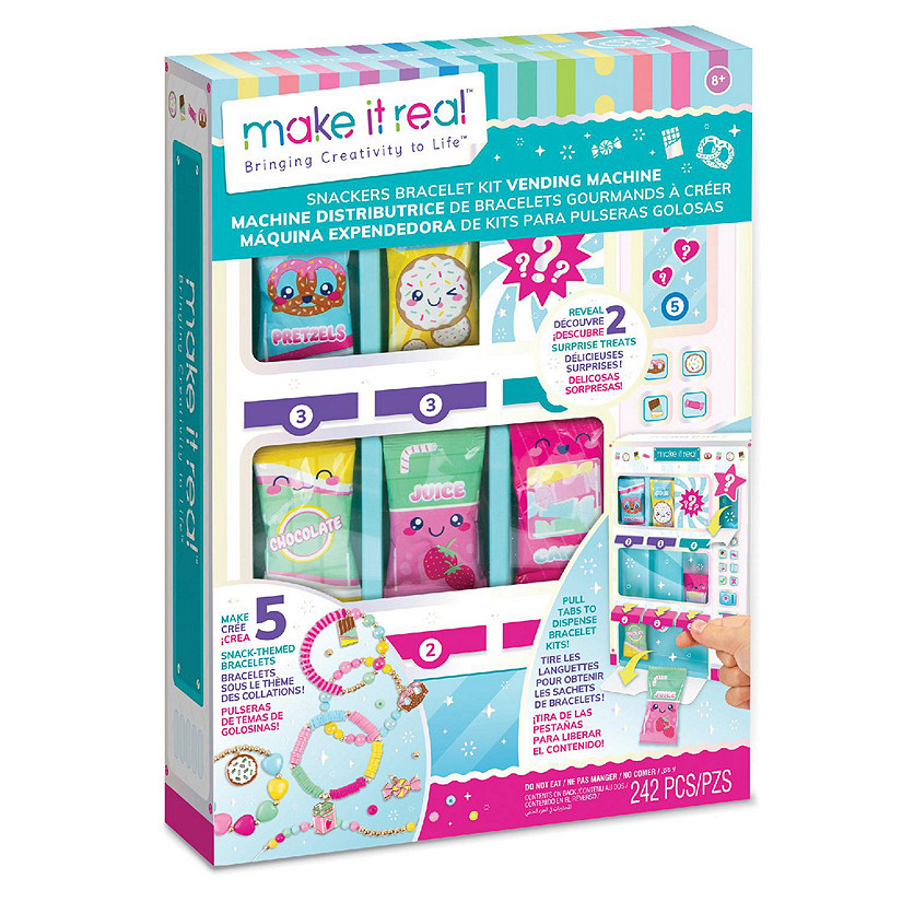 Xmake It Real: Snackers Vending Machine Bracelet Kit Image