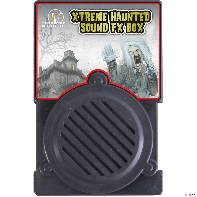 Xtreme Haunted Sound FX Box Prop Halloween Decoration with 27 Sounds Image