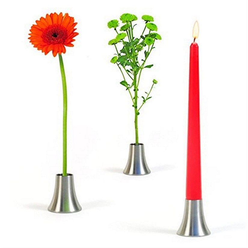 XXD's Romeo and Juliet Stainless Steel Design 2-in-1 Candle Holders and Vase Image