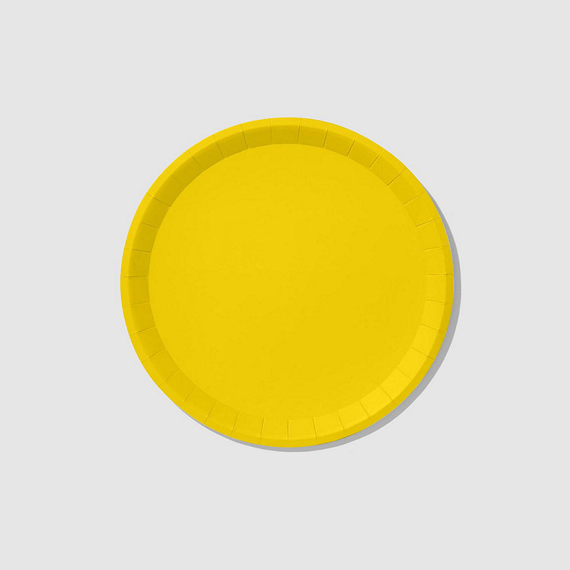 Yellow Classic Large Plates -10/Pack - 10 Pieces Image