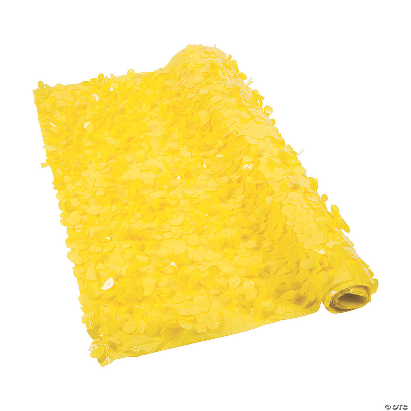 Yellow Floral Sheeting Backdrop Oriental Trading