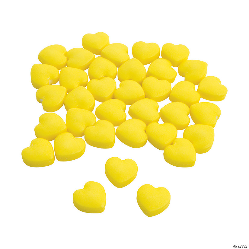 Yellow Hard Candy Hearts Discontinued