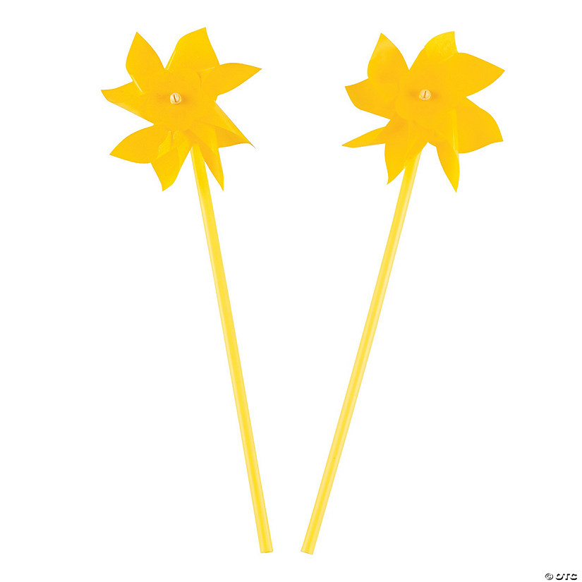 Yellow Pinwheels - 36 Pc. Image