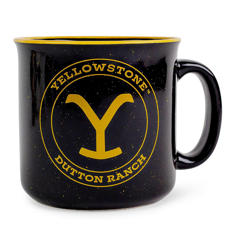 Yellowstone Dutton Ranch Ceramic Camper Mug  Holds 20 Ounces Image