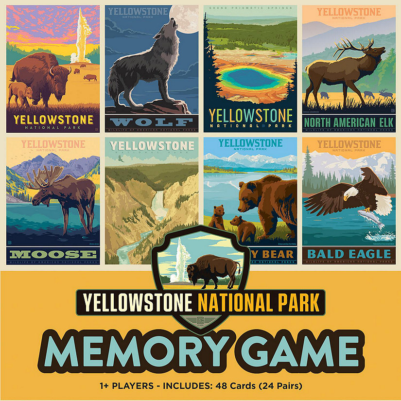 Yellowstone National Park Memory Game Image