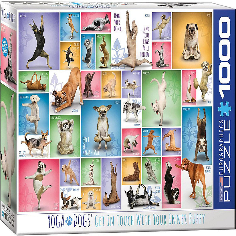Yoga Dogs 1000 Piece Jigsaw Puzzle Image