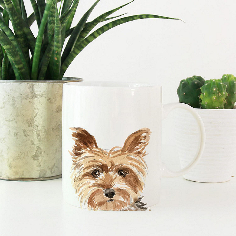Yorkshire Terrier Up Close Ceramic Mug Image