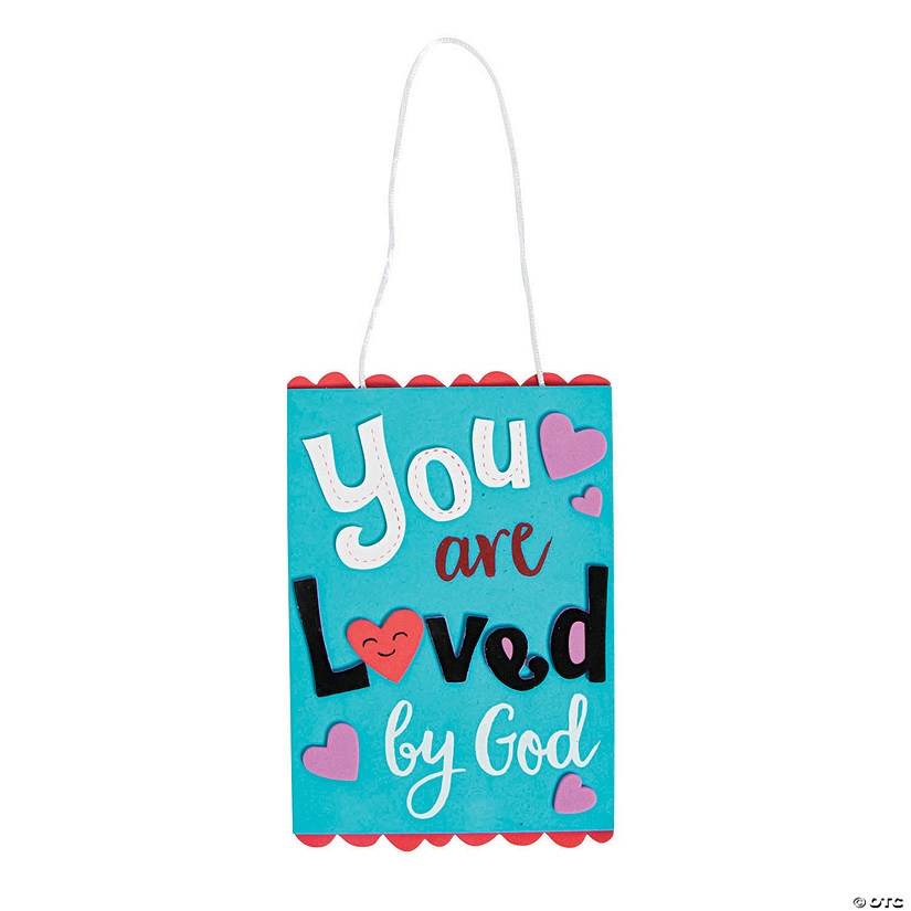 You Are Loved By God Sign Craft Kit- Makes 12 Image