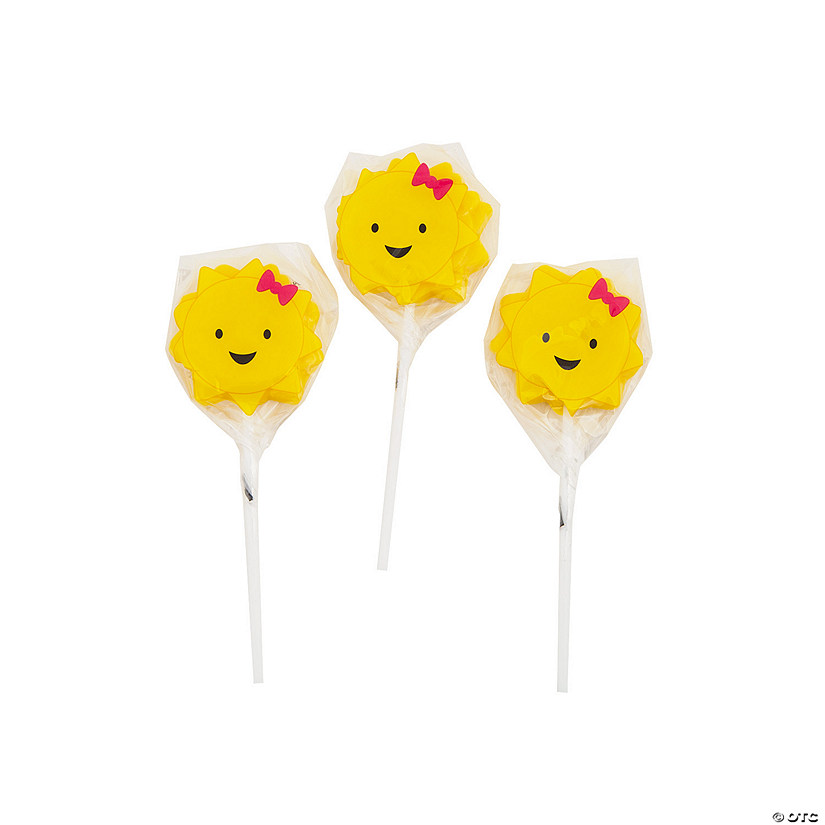 You Are My Sunshine Character Lollipops - 12 Pc. Image