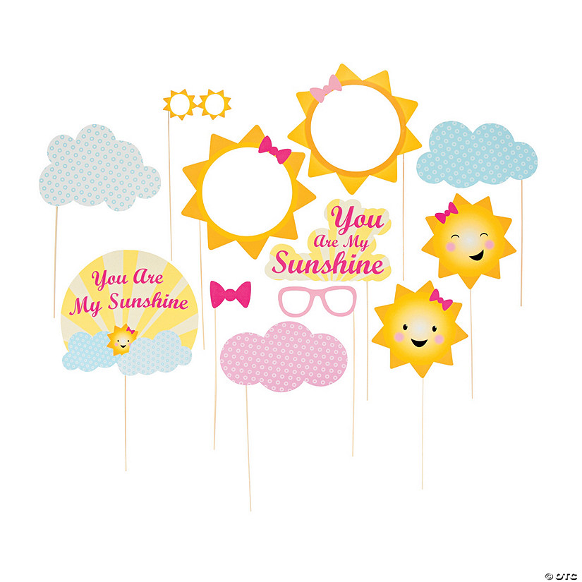 You Are My Sunshine Photo Stick Props- 12 Pc. Image