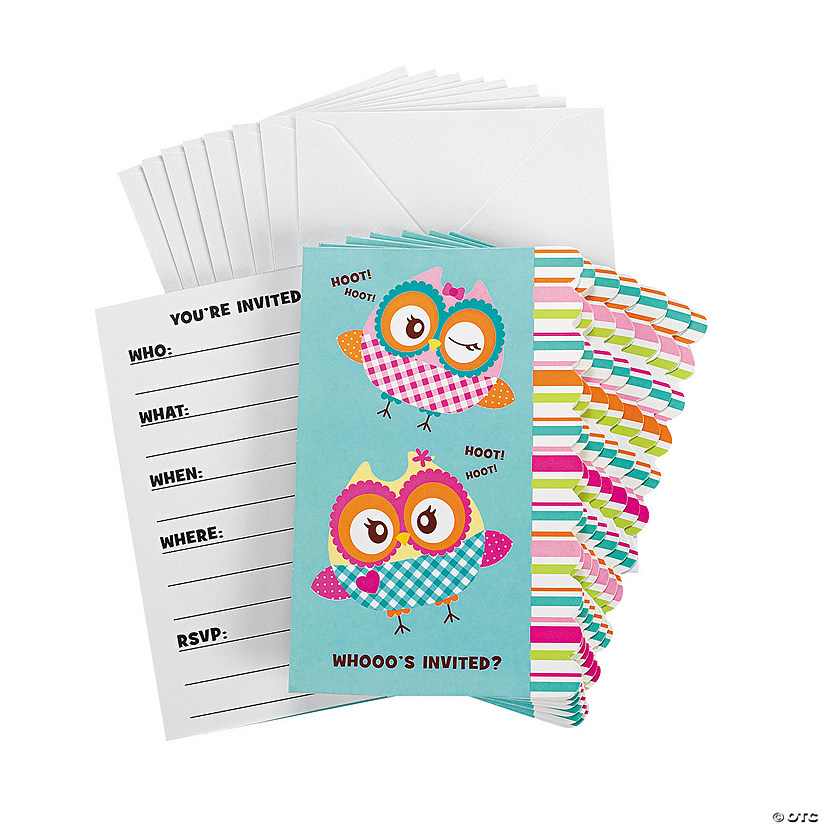 You&amp;#8217;re A Hoot Invitations - 8 Pc. Image