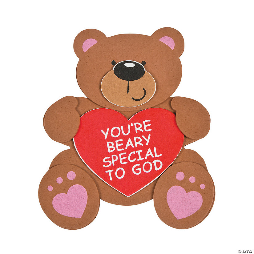 You&#8217;re Beary Special To God Magnet Craft Kit - Makes 12 Image