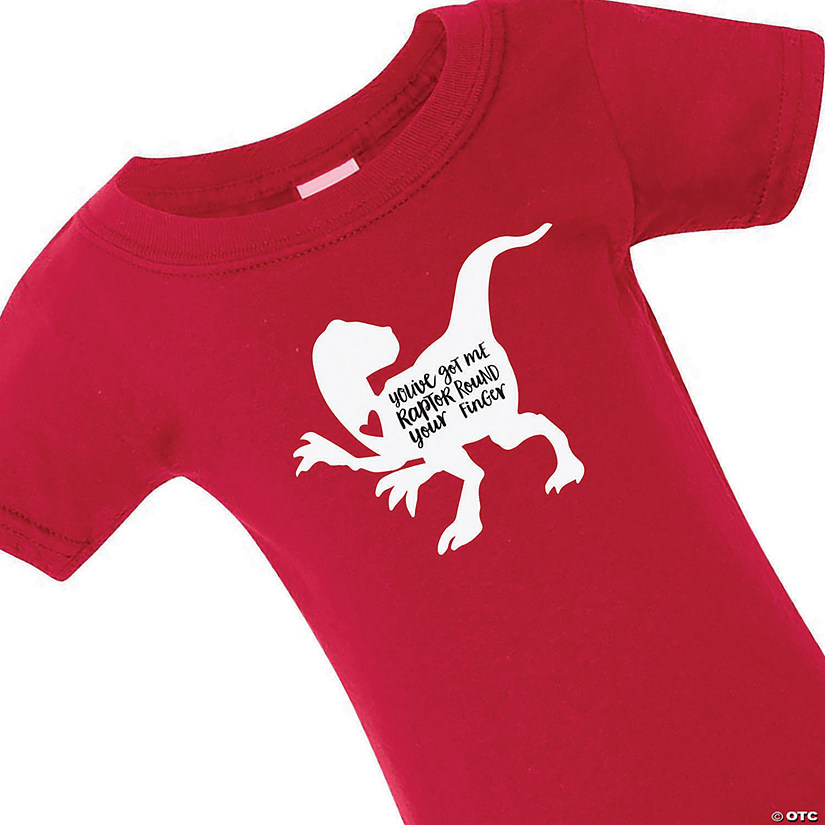 You&#8217;ve Got Me Raptor Round Toddler T-Shirt Image