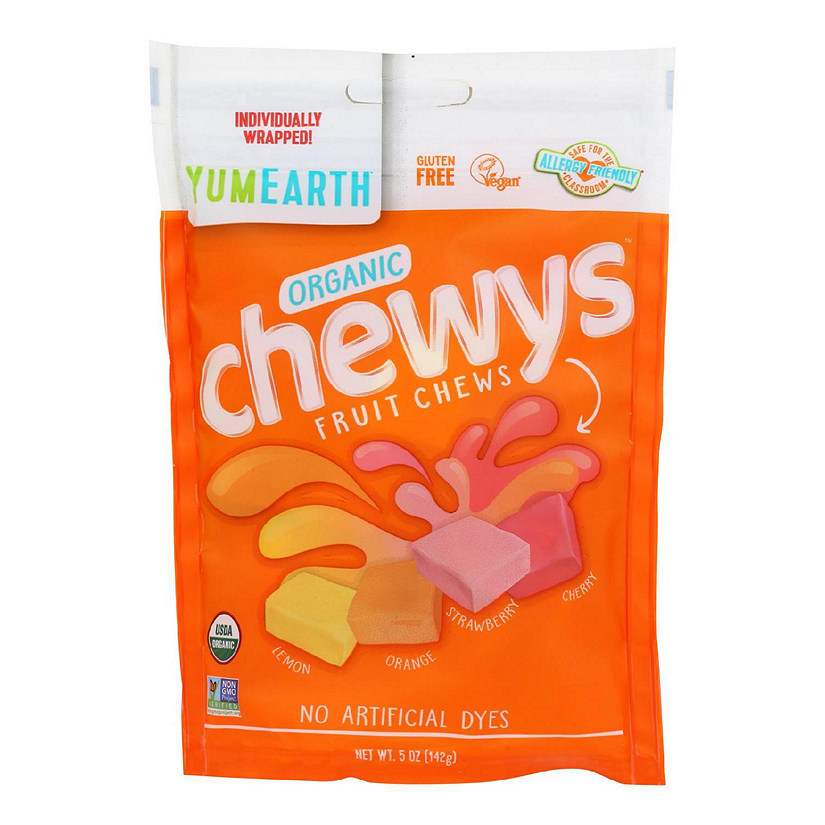 Yumearth - Chewys Fruit Chews - Case of 6-5 OZ Image