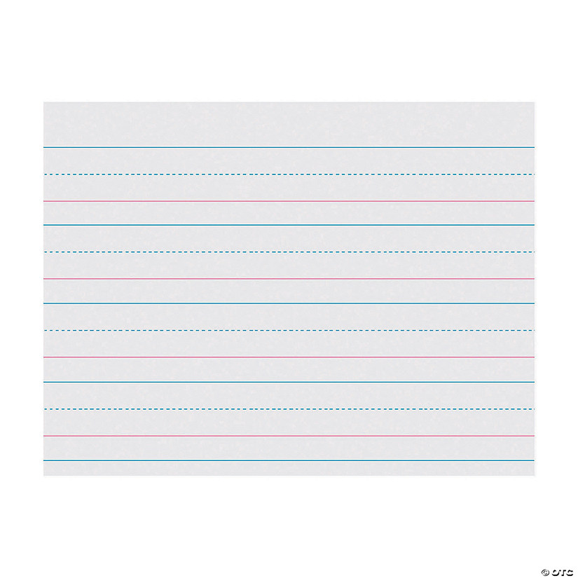 Lined Paper With Dotted Midline Free Printable