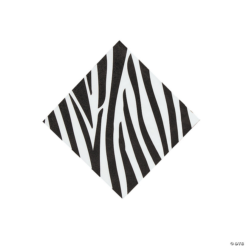 Zebra Beverage Napkins Discontinued