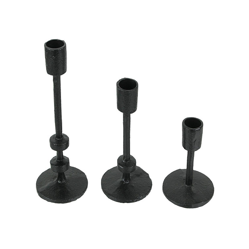 https://s7.orientaltrading.com/is/image/OrientalTrading/PDP_VIEWER_IMAGE/zeckos-set-of-3-mid-century-modern-style-black-cast-iron-metal-taper-candle-holders-mcm-d-cor~14417458$NOWA$