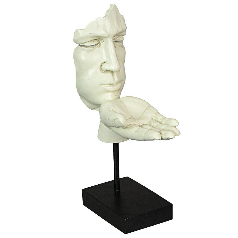 Zeckos Vitruvian Collection `Blowing A Kiss` Sculpture Tealight Candle Holder Statue Modern D&#233;cor Image