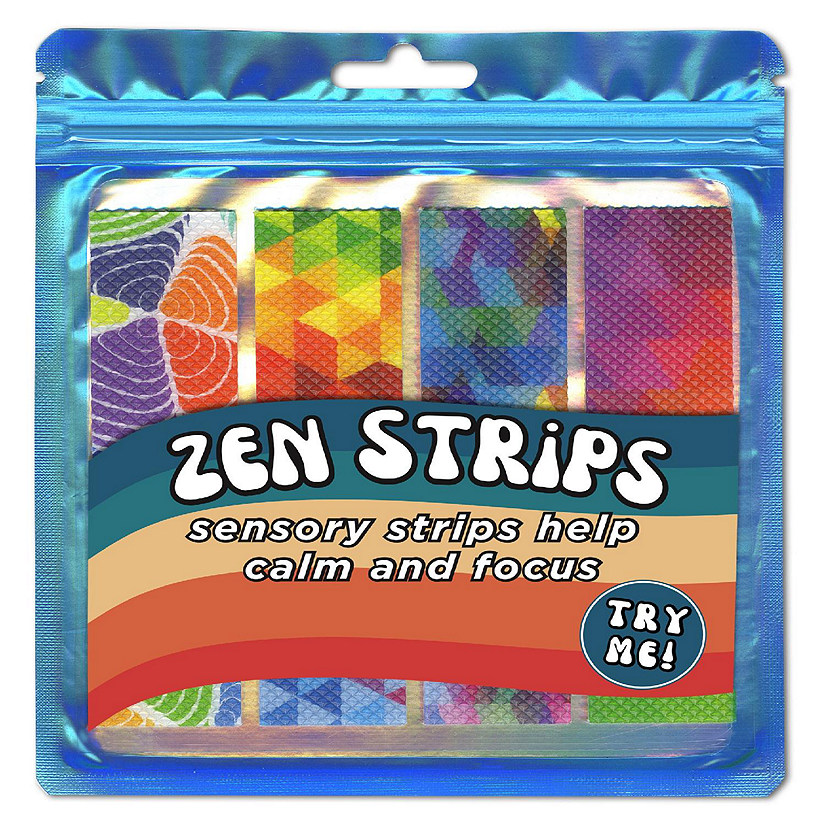Zen Strips Sensory Strips 4/Pkg-Bumpy Brights Image