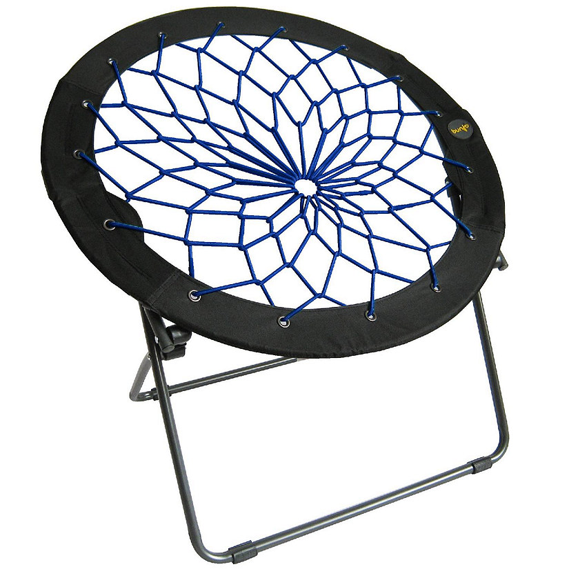 Zenithen Limited Bungee Folding Dish Chairs, Indigo Pack of 1 Image