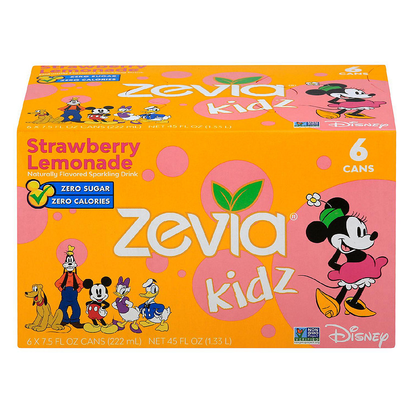 Zevia - Kidz Straw Lmaidsprk Rnk - Case of 4-6/7.5 FZ Image