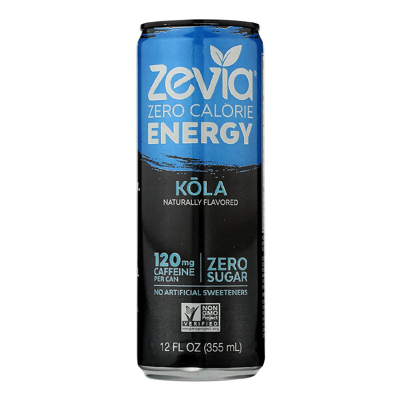 Zevia Zero Calorie Energy Drink - Cola - Case of 12 - 12 fl oz Image